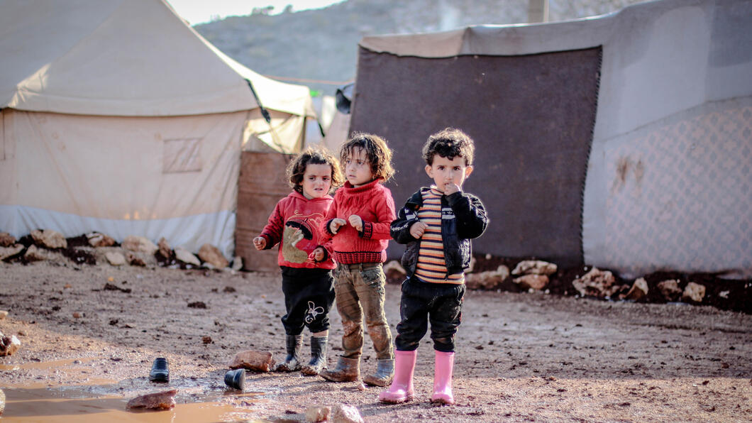 Vluchtelingen kinderen Syrië