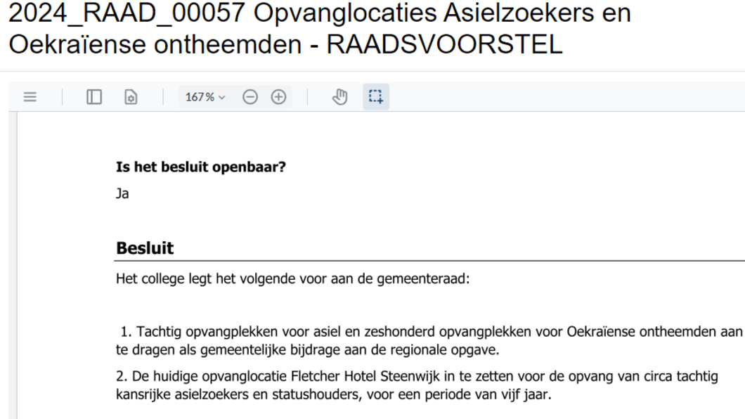 raadsvoorstel 000057